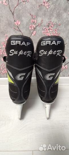 Коньки хоккейные Graf размер 34