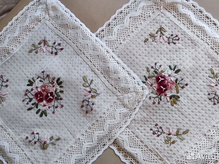 Наволочки с вышивкой,декоративные для подушек