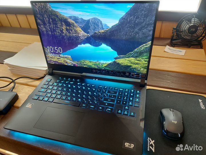 Ноутбук Asus ROG strix scar 17 RTX 3070/Ryzen 9