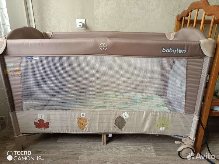 Детская кровать манеж