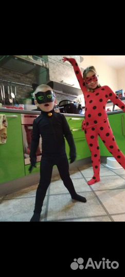 Костюм леди баг+маска+сумочка (все разм)