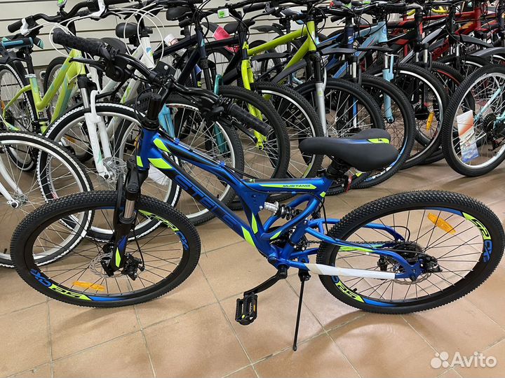 Подростковый двухподвес stels 24 mustang md