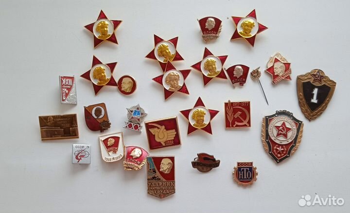 Значки, знаки, жетоны СССР