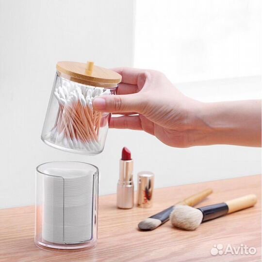 Контейнер органайзер для ватных дисков и палочек