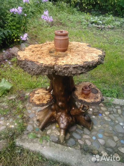 Стол из корня капа в баню,на дачу,усадьбу