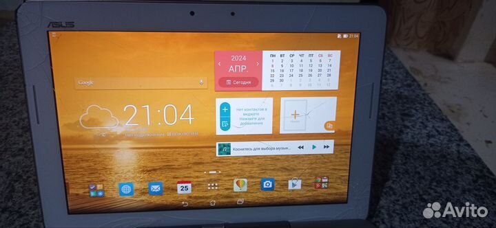Планшет с клавиатурой asus