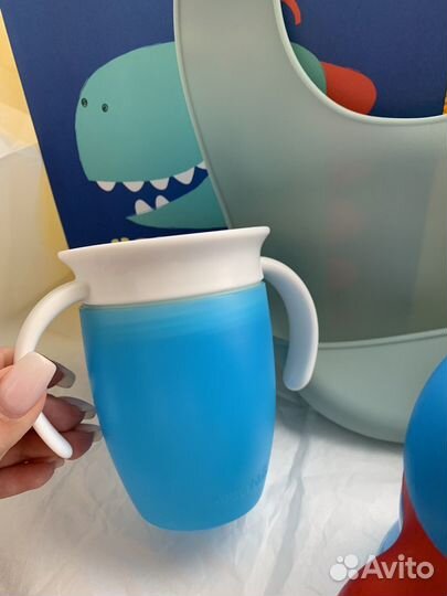 Поильник Philips avent munchkin happy baby пакетом