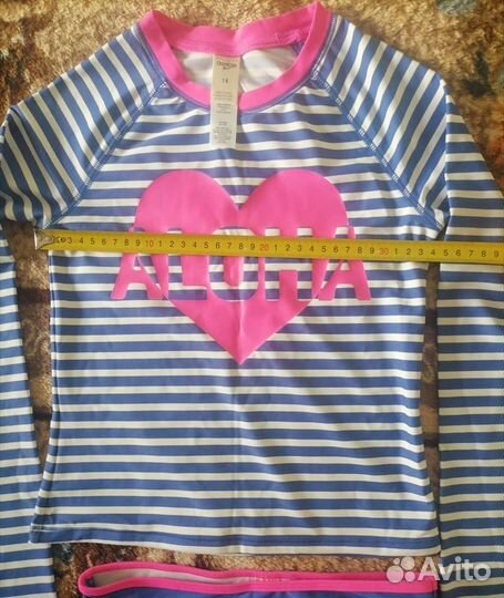 Купальник рашгард+плавки OshKosh новый для девочки