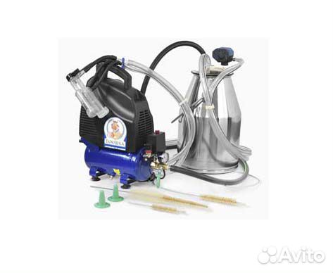 Доильный аппарат для для коз, овец с бидоном