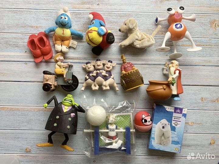 Игрушки из макдональдса хэппи мил happy meal