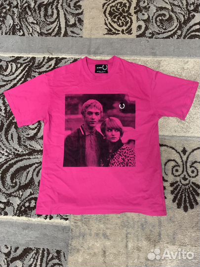 Raf simons fred perry футболка