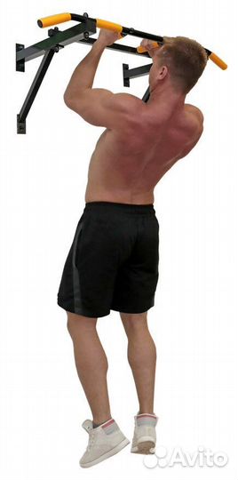 Турник треххватный (крепеж к стене) арт 45149