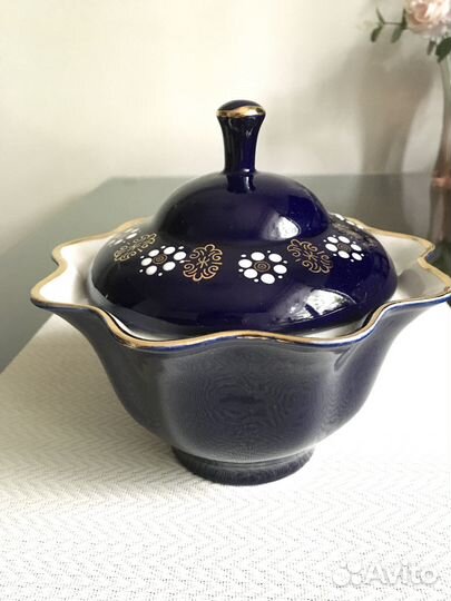 Кобальтовый фарфор. Много