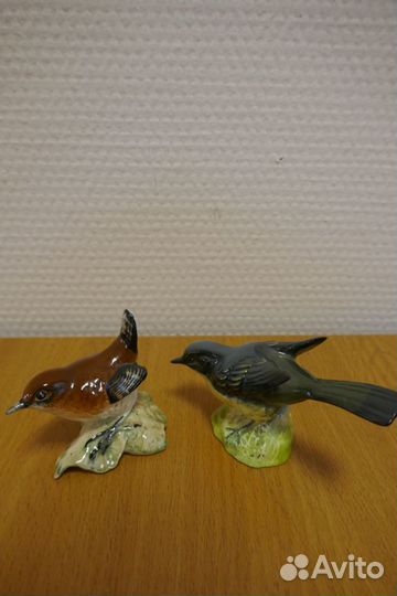 Фарфоровые статуэтки Птицы