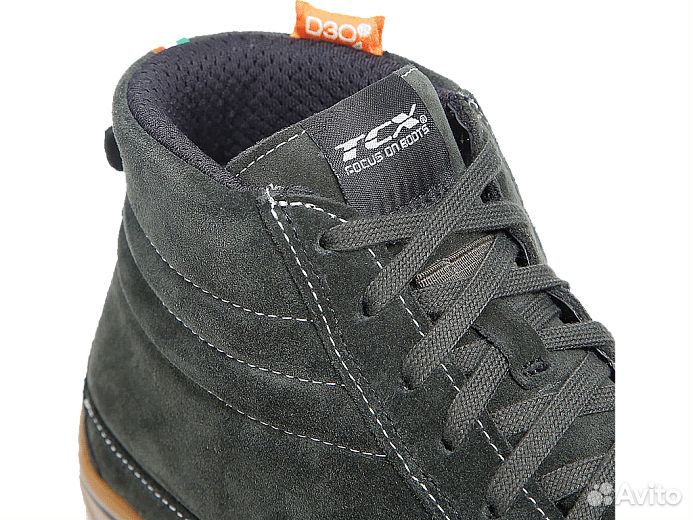 Мотоботы TCX street 3 WP T68 green/brown