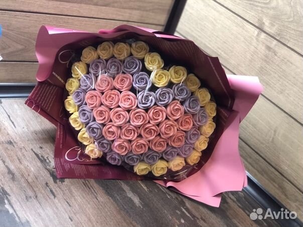 Шоколадные розы с начинкой