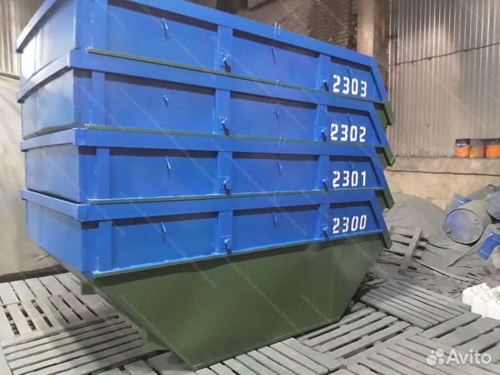 Бункер-накопитель для мусора 8 м3 Арт а601