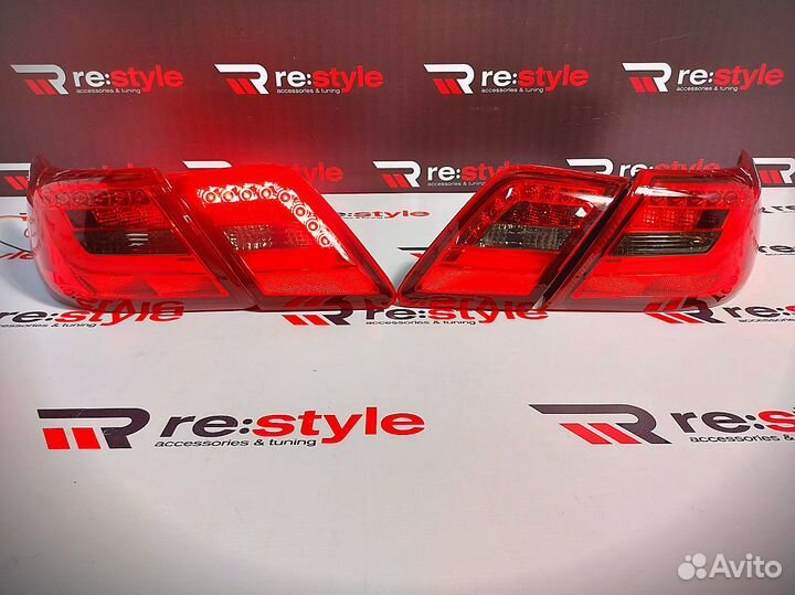 Стопы Toyota Camry 40 06-11г Красно-Черные