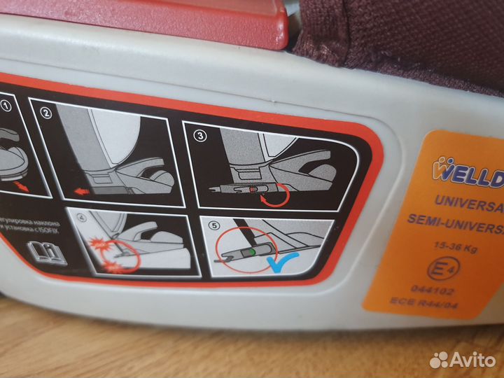 Детское автокресло 15 до 36 кг welldon