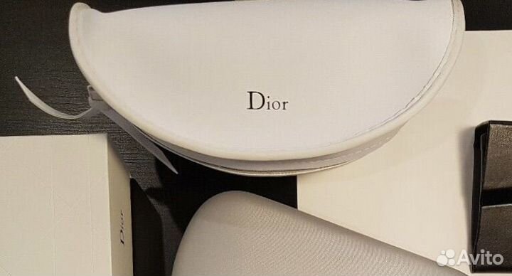 Чехол для очков кожаный Dior