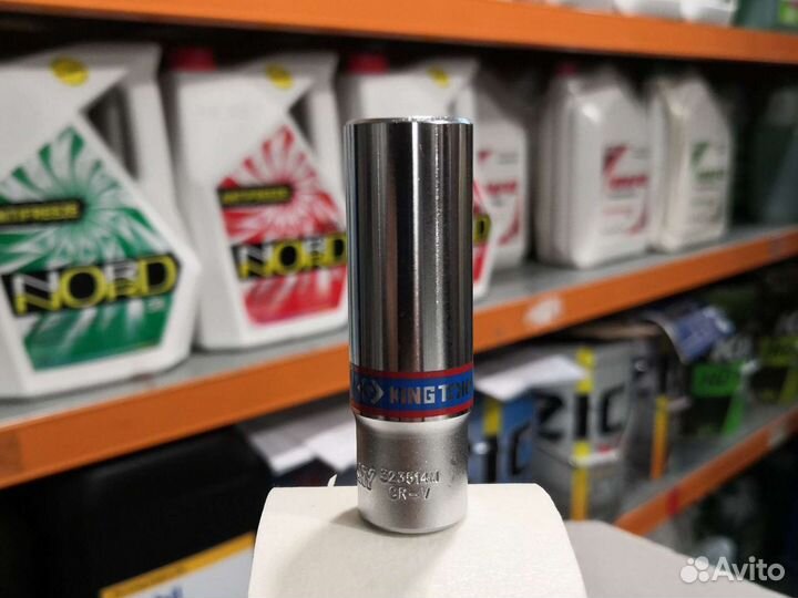 Головка торцевая глубокая 6-гр. 3/8 14мм king tony