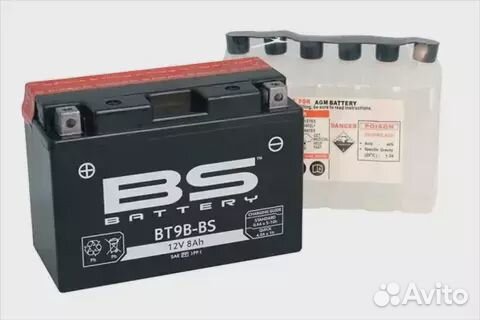 Аккумулятор BT9B-BS/YT9B-BS