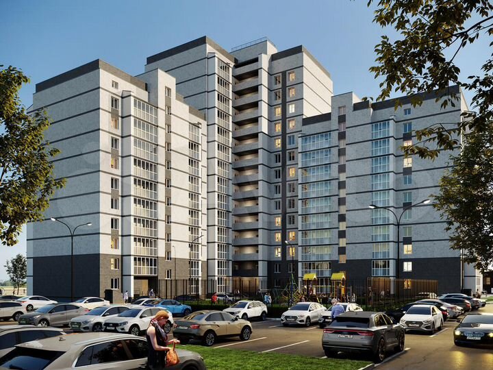 2-к. квартира, 65 м², 3/14 эт.