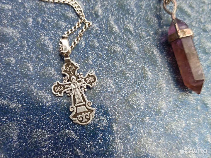 Кулон с аметистом (Аметист не настоящий )