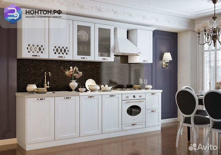 Кухня Милано №2 2.0 м белый