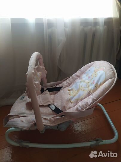 Детский шезлонг для новорожденных