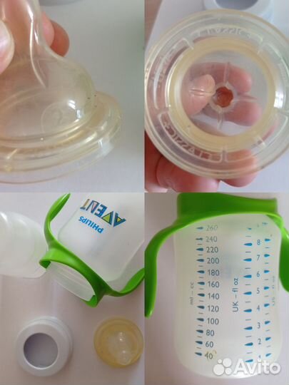 Молокоотсос avent ручной и бутылочки