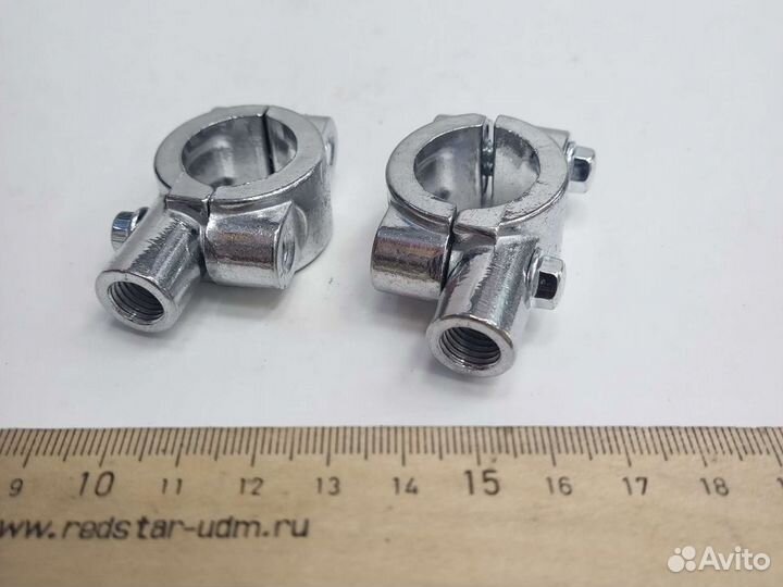 Кронштейны крепления зеркал М10 Хром (пара)