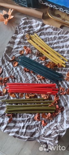 Свечи ручной работы пчелиный воск