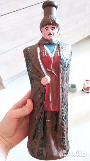 Бутылка декоративная с крышкой