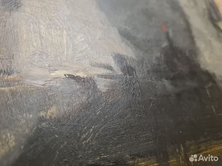 Картина маслом Ночное отражение, 2023 год