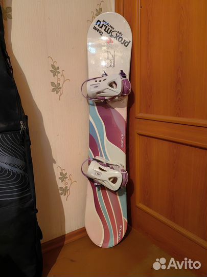 Сноуборд 142 + крепления + ботинки 38