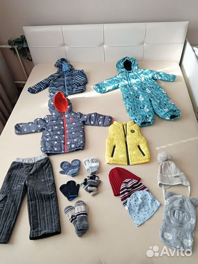 Огромный пакет вещей для мальчика 92