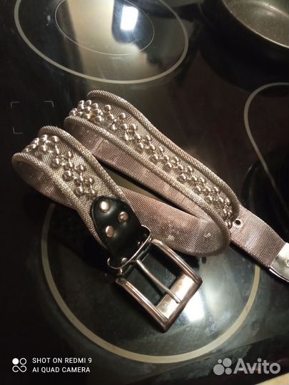Ремень женский металл кольчуга 75 см