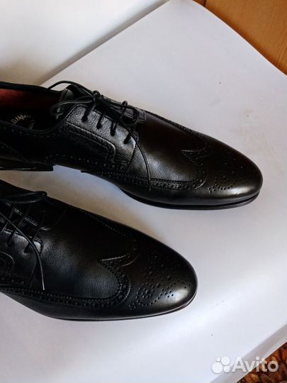 Туфли мужские на меху, santoni, Италия, р. 44,5