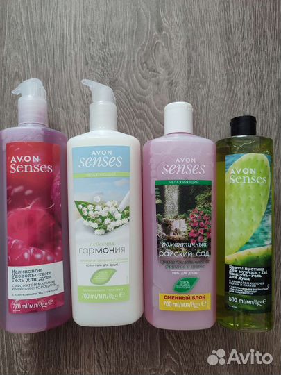 Avon гель для душа лосьон для тела пена для ванн