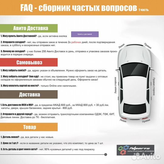 Передняя фара Civic 8 поколение правая новая 1шт