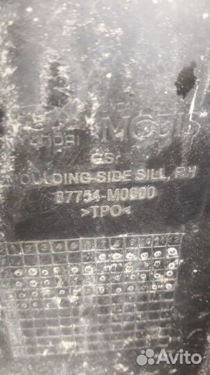 Накладка на порог правая (наружная) Hyundai Creta