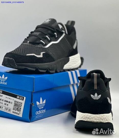 Кроссовки Adidas ZX 1000 Black (Арт.38134)