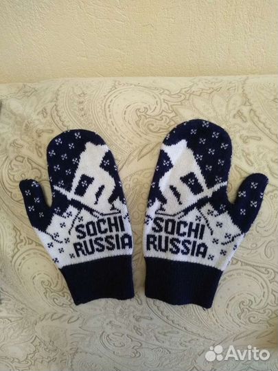 Шапка шарф варежки