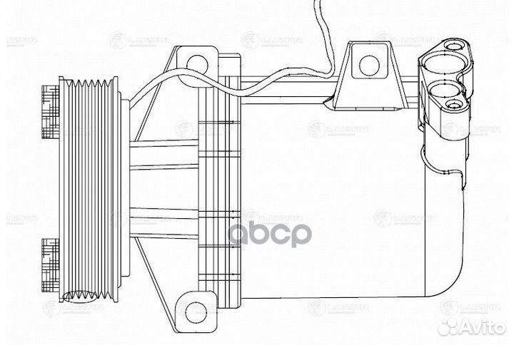 Компрессор кондиц. для а/м Renault Duster (15