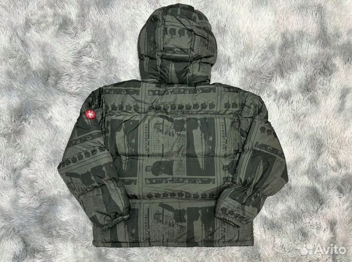 Пуховик Cav Empt тёмно-зеленый