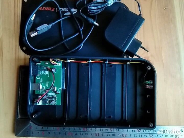 Внешний корпус HDD 3,5 с блоком питания для роутер