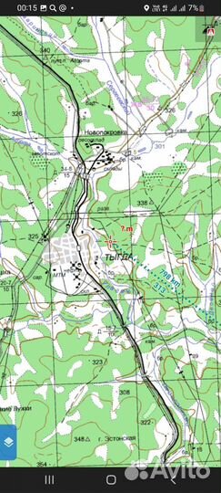 Топографическая карта Новосибирской обл.,в телефон