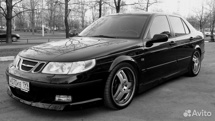 Накладка на передний бампер saab 9-5 Hirsch