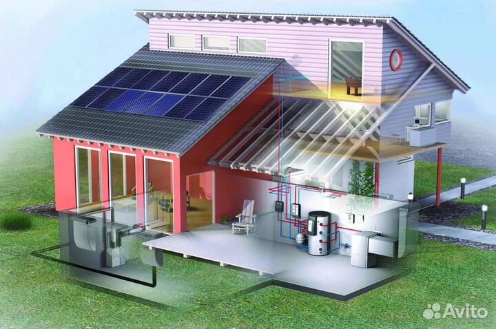 Автономное электроснабжение солнечные панели